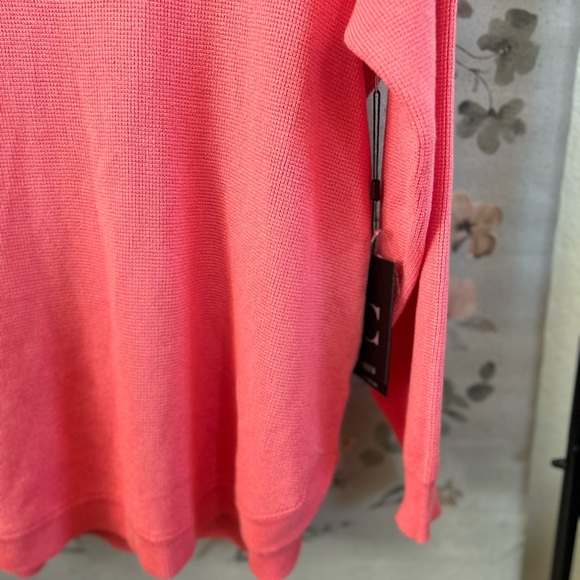 Cyrus Vibrant Peachy Knit Sweater - Picture 5 of 9